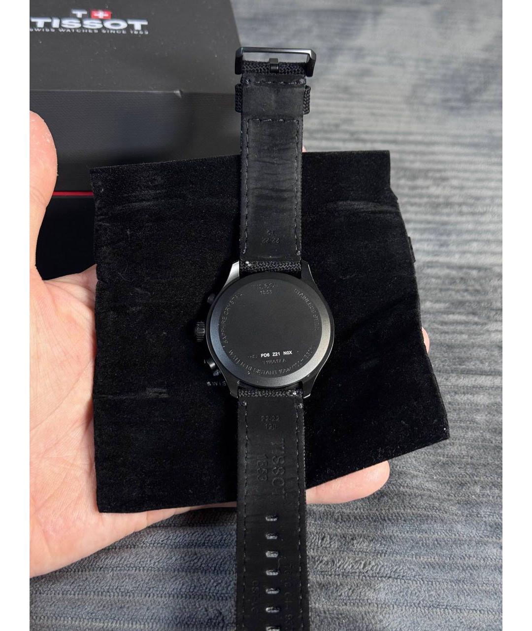 TISSOT Черные часы, фото 4