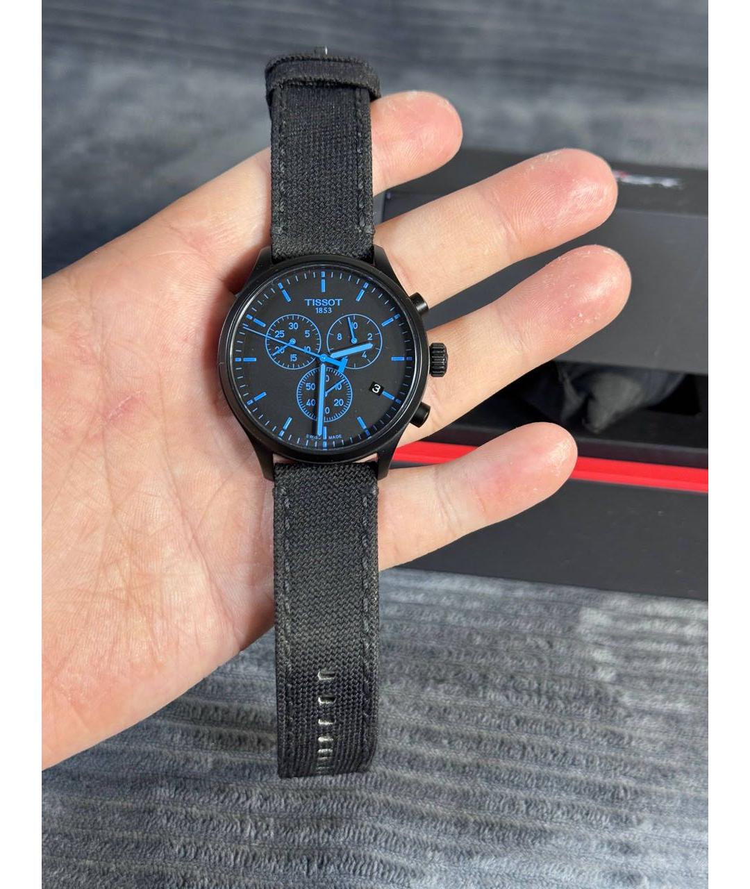 TISSOT Черные часы, фото 2