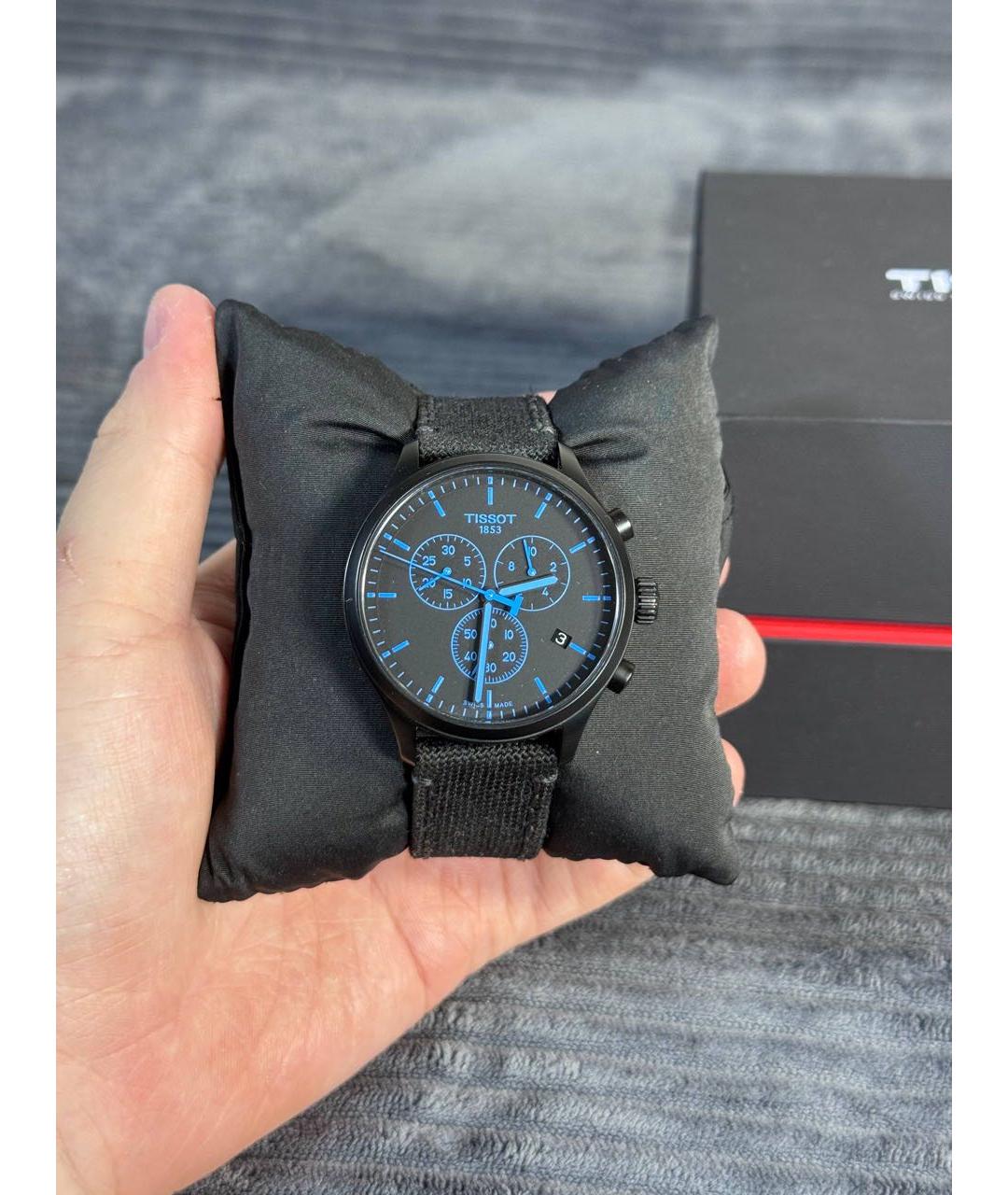 TISSOT Черные часы, фото 9