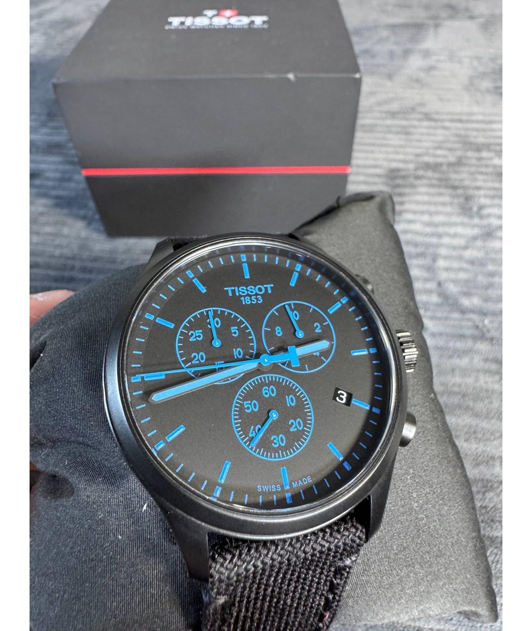 TISSOT Черные часы, фото 3