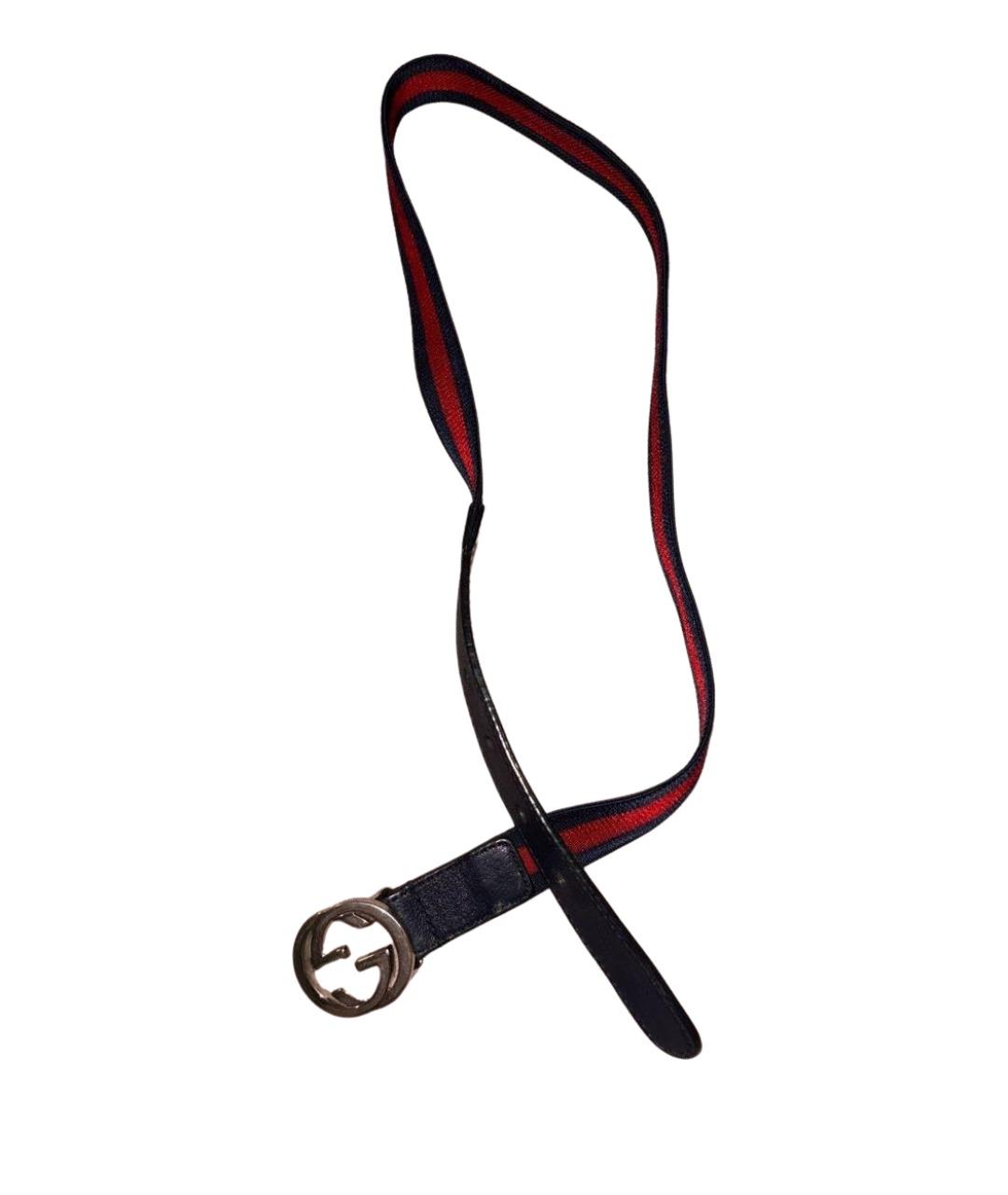 GUCCI KIDS Темно-синий пояс/ремень, фото 1