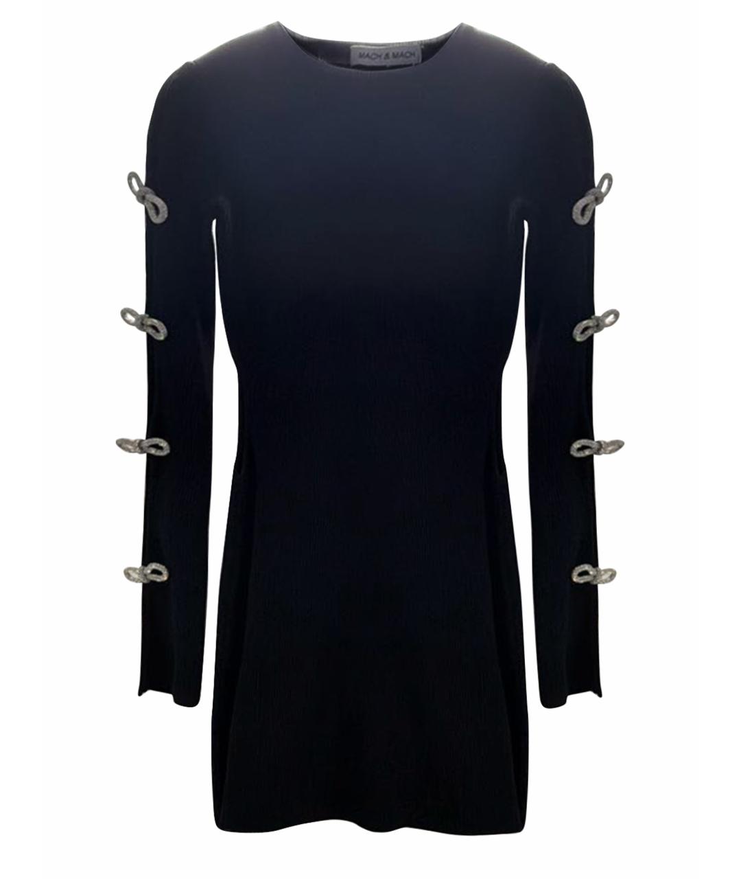 MACH&MACH Черное вискозное вечернее платье, фото 1