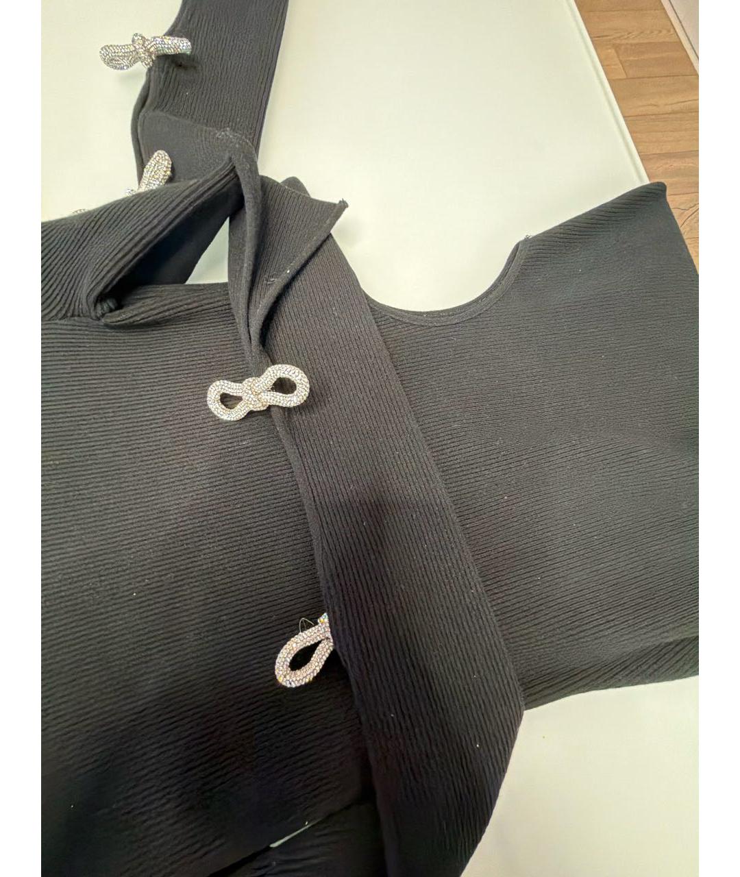 MACH&MACH Черное вискозное вечернее платье, фото 4