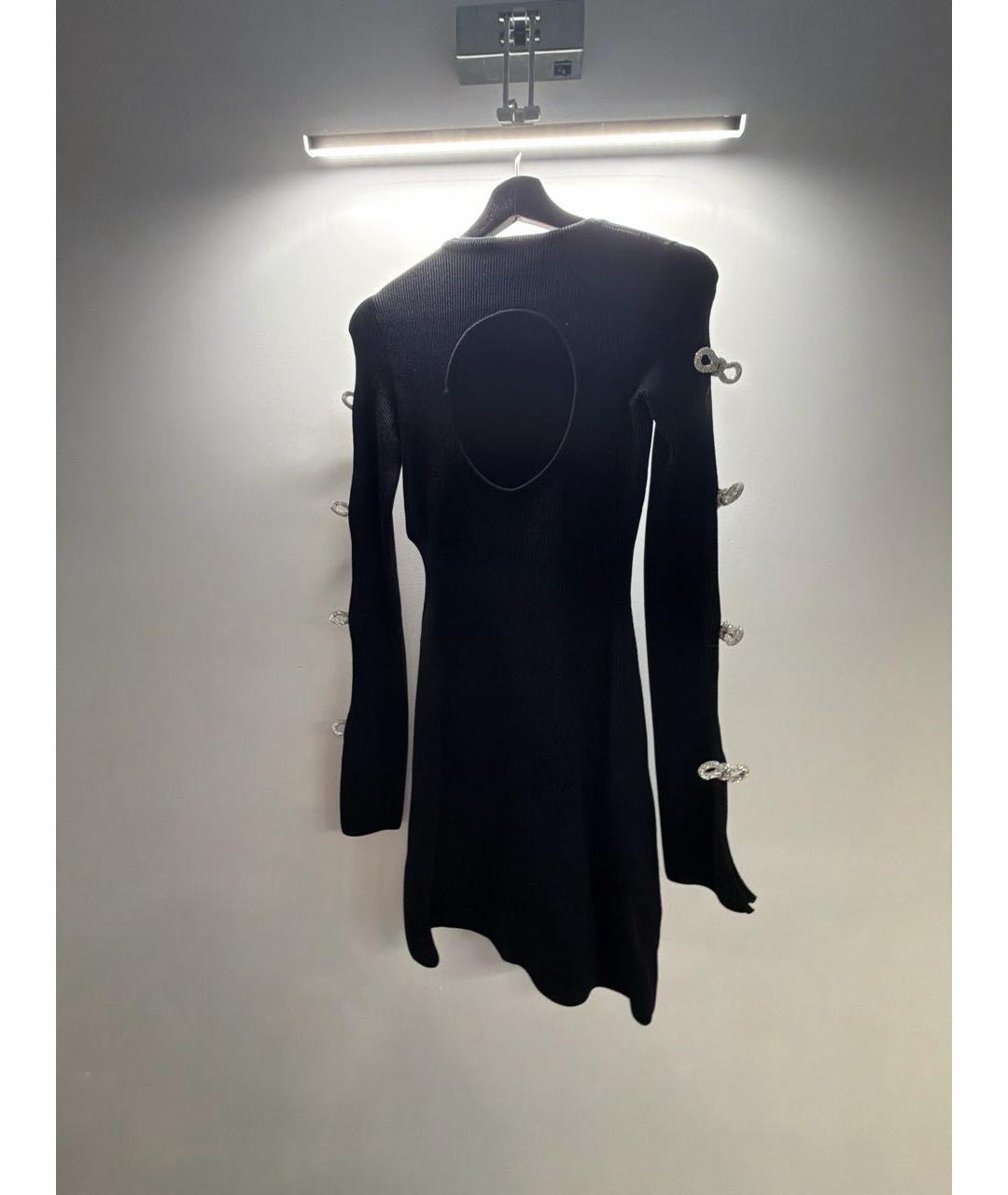 MACH&MACH Черное вискозное вечернее платье, фото 2