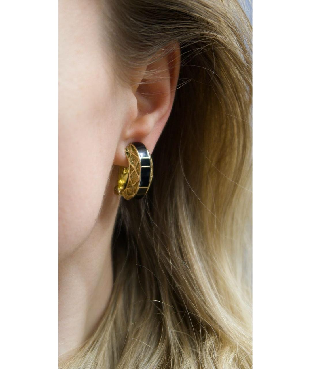 BALENCIAGA Золотые позолоченные клипсы, фото 4