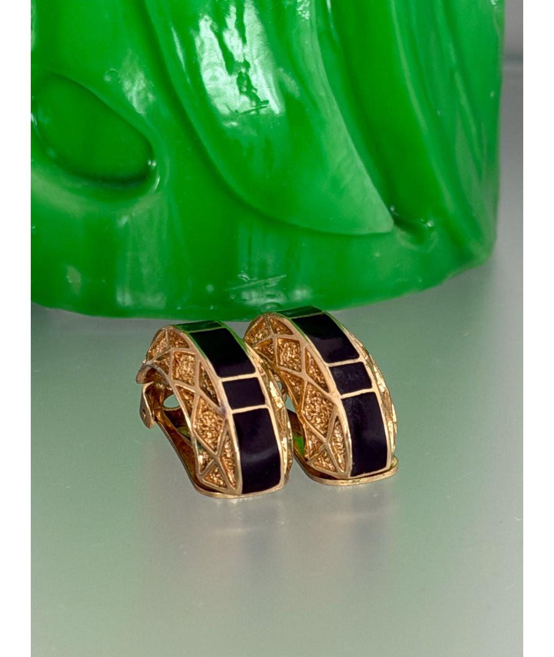 BALENCIAGA Золотые позолоченные клипсы, фото 5