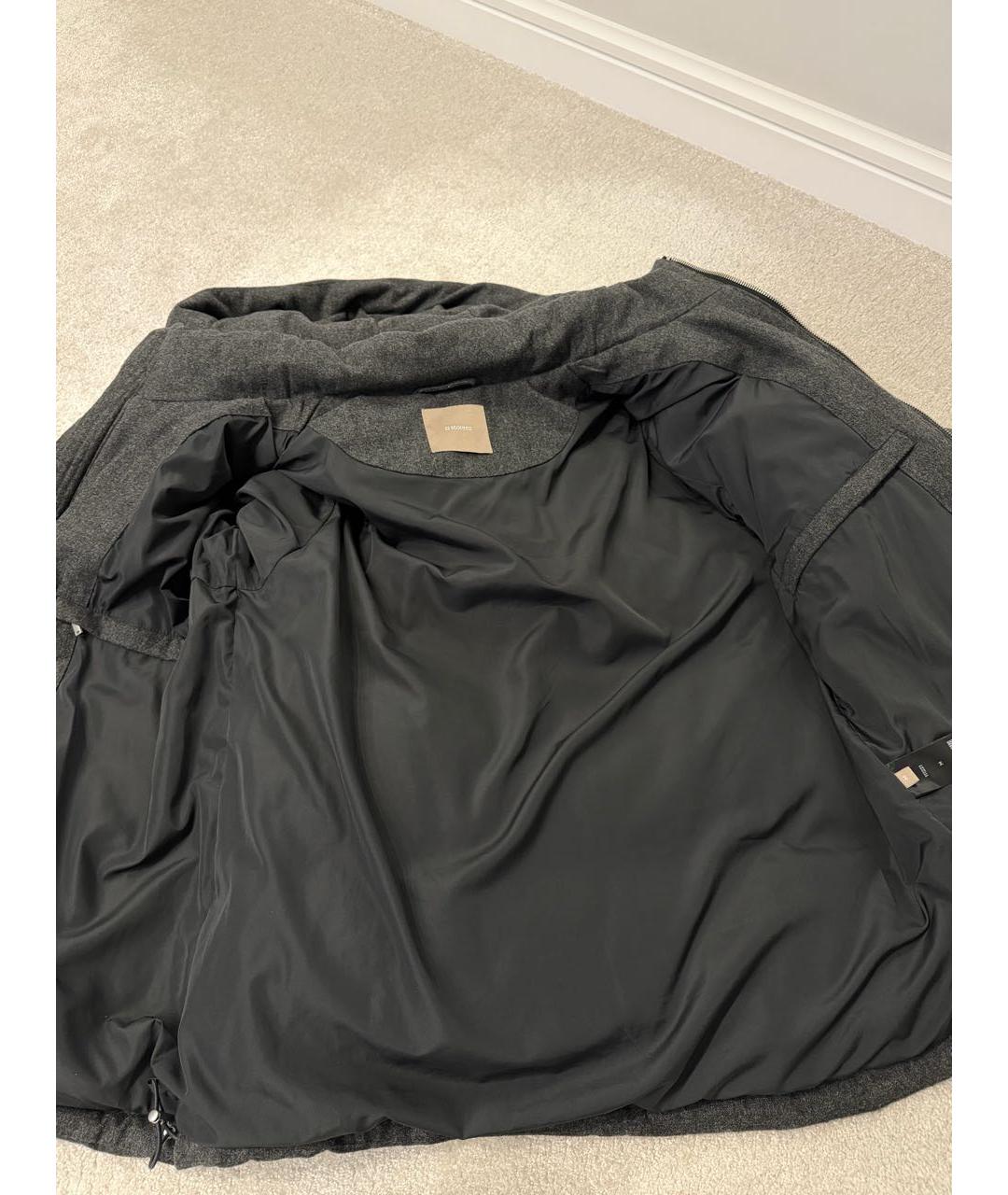 12 STOREEZ Серый шерстяной пуховик, фото 7