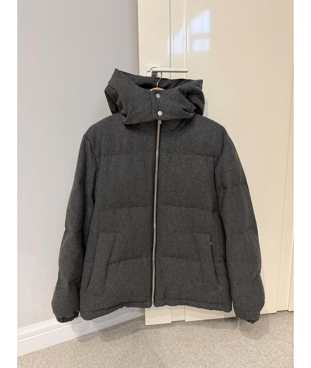 12 STOREEZ Серый шерстяной пуховик, фото 9