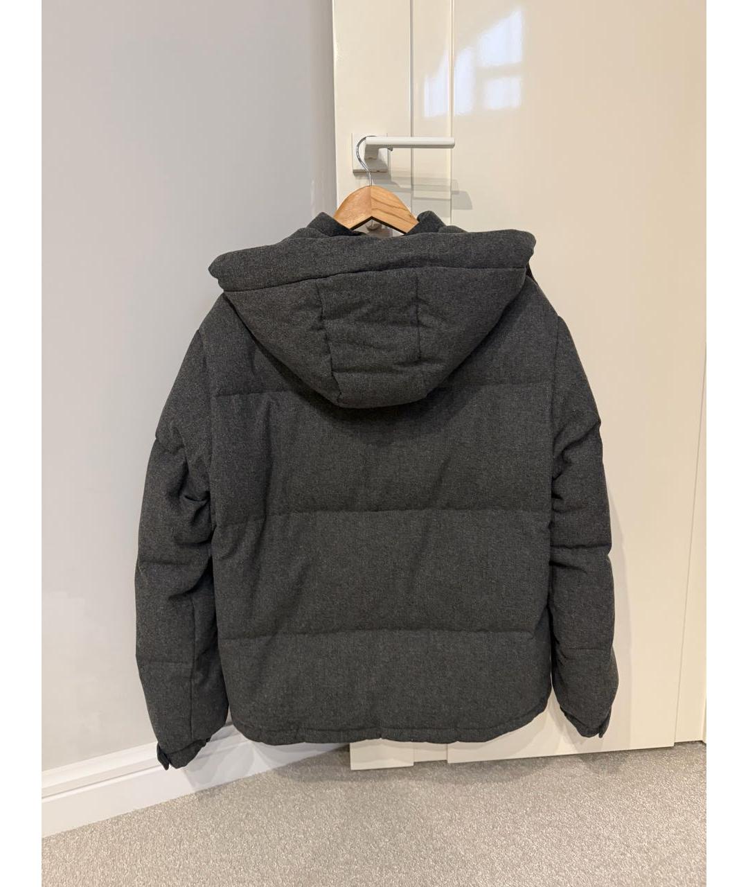 12 STOREEZ Серый шерстяной пуховик, фото 3