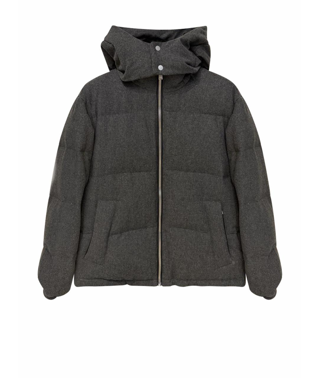 12 STOREEZ Серый шерстяной пуховик, фото 1