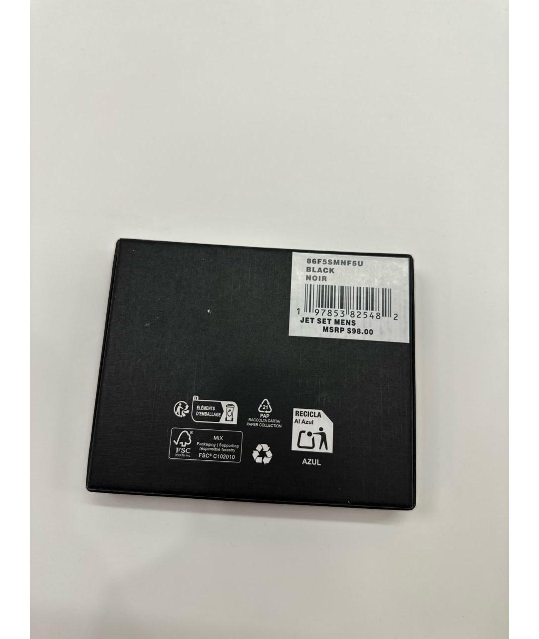 MICHAEL KORS Черный кожаный кошелек, фото 6