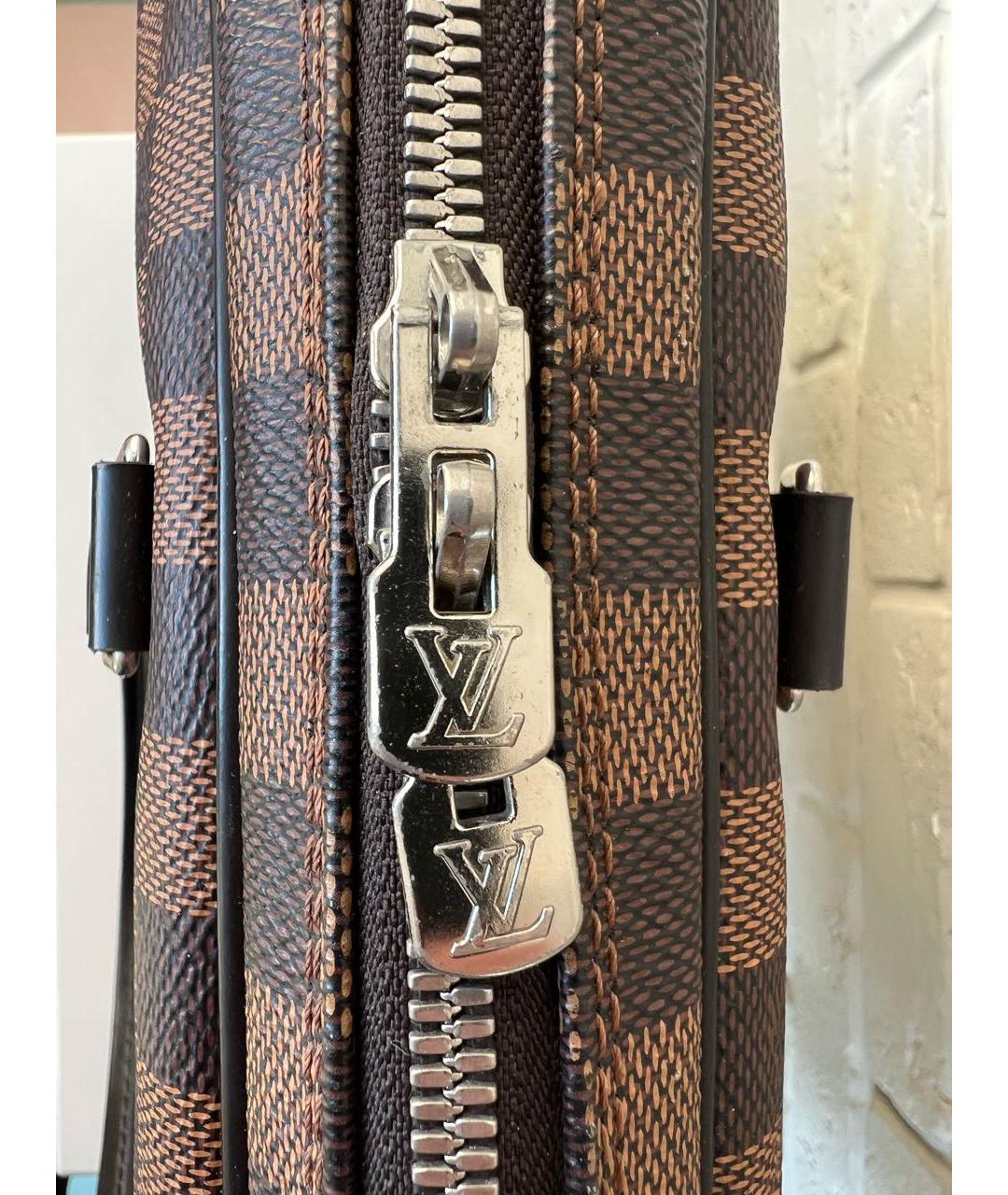 LOUIS VUITTON Коричневый портфель, фото 5