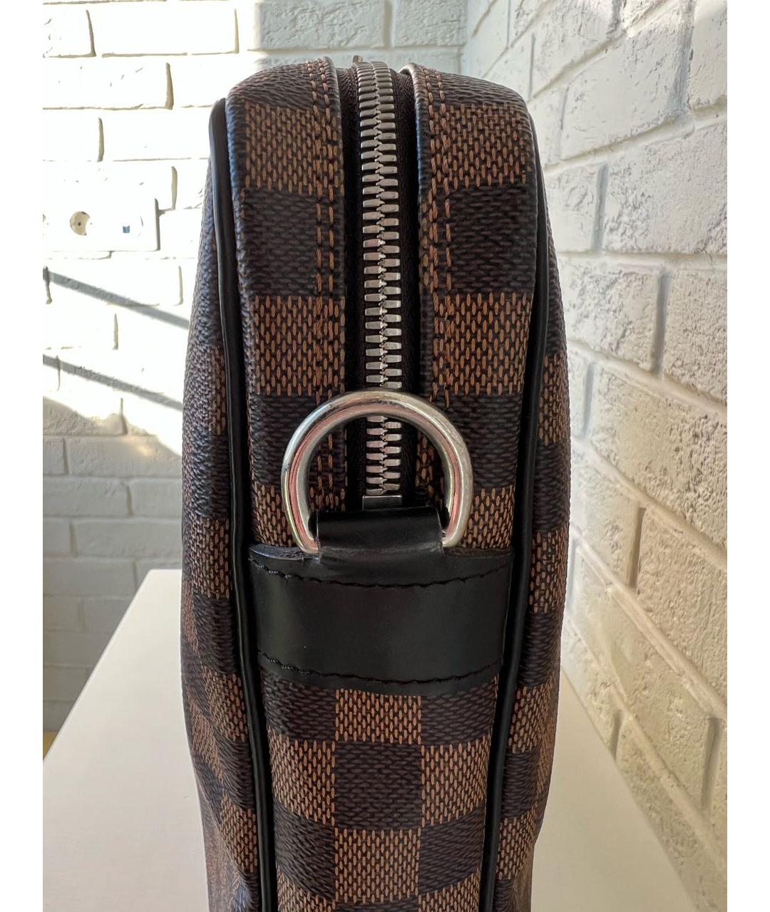 LOUIS VUITTON Коричневый портфель, фото 8