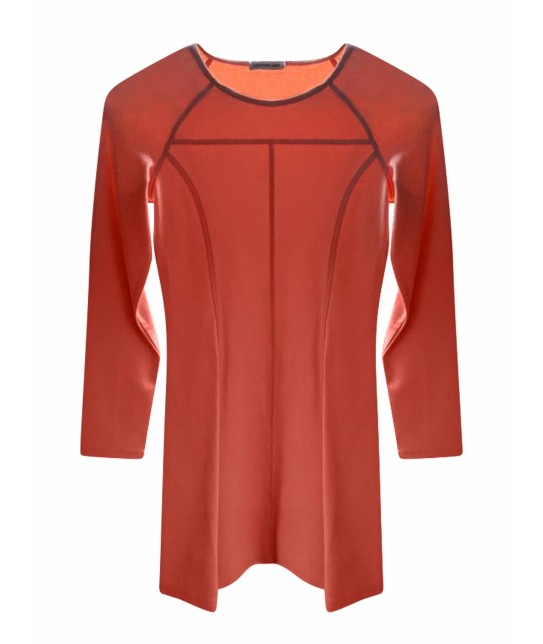 CALVIN KLEIN Розовое хлопковое повседневное платье, фото 1