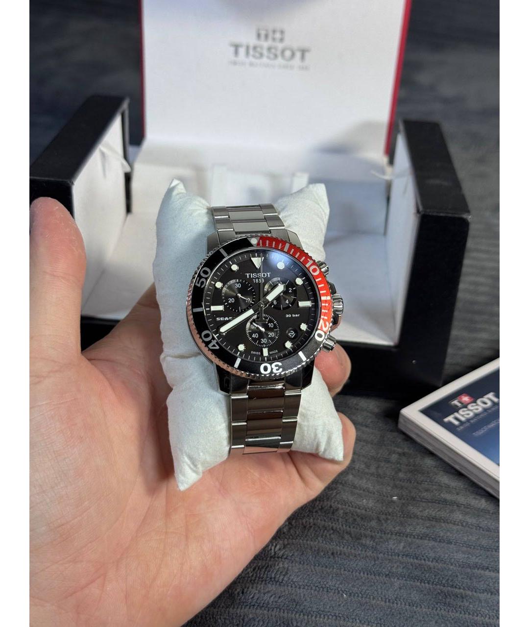 TISSOT Серые часы, фото 2