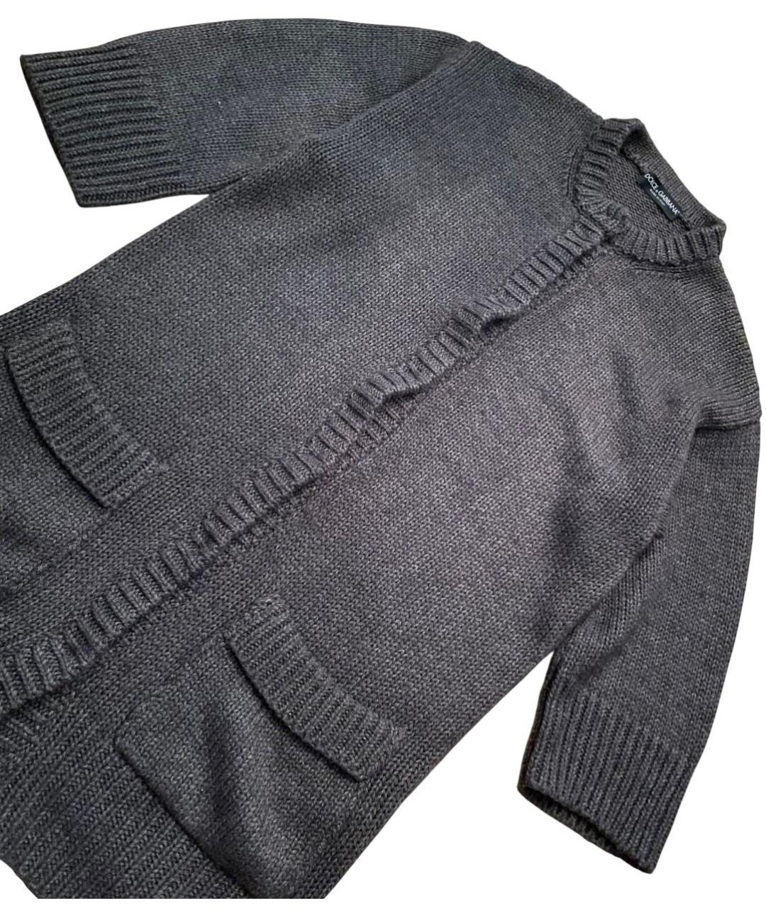 DOLCE&GABBANA Антрацитовый кардиган, фото 2