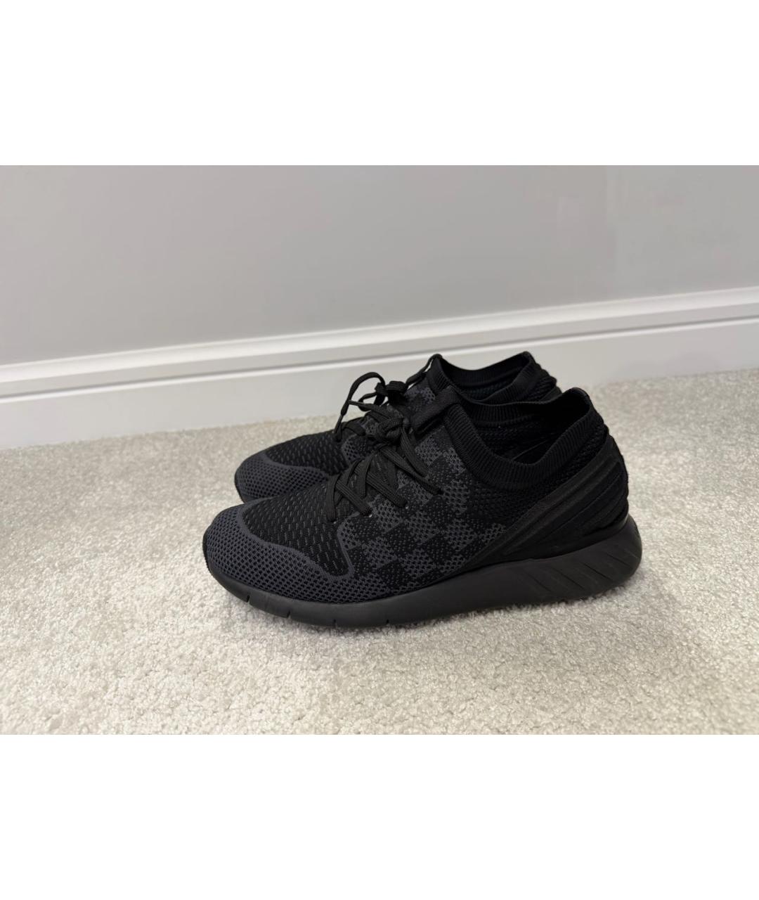 LOUIS VUITTON Черные текстильные низкие кроссовки / кеды, фото 7