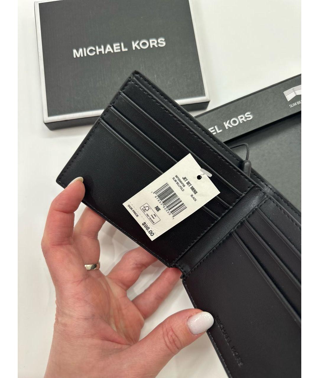 MICHAEL KORS Черный кошелек, фото 6