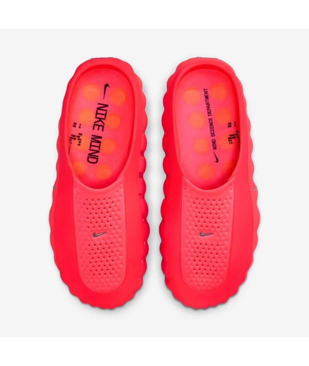 NIKE Красные резиновые мюли, фото 4