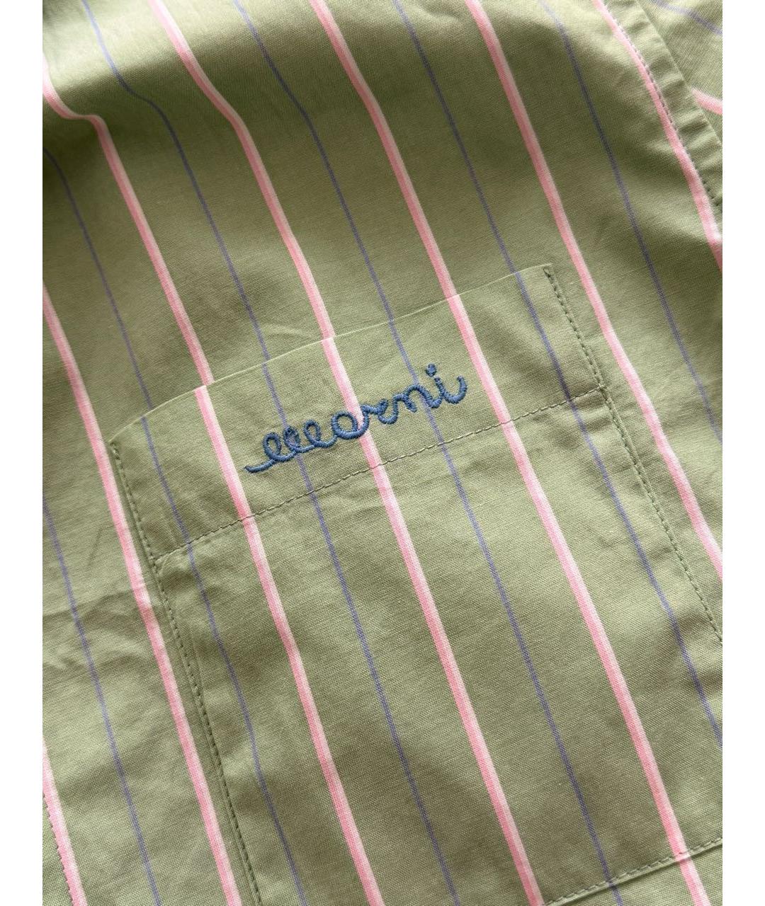 MARNI Салатовая хлопковая рубашка, фото 3