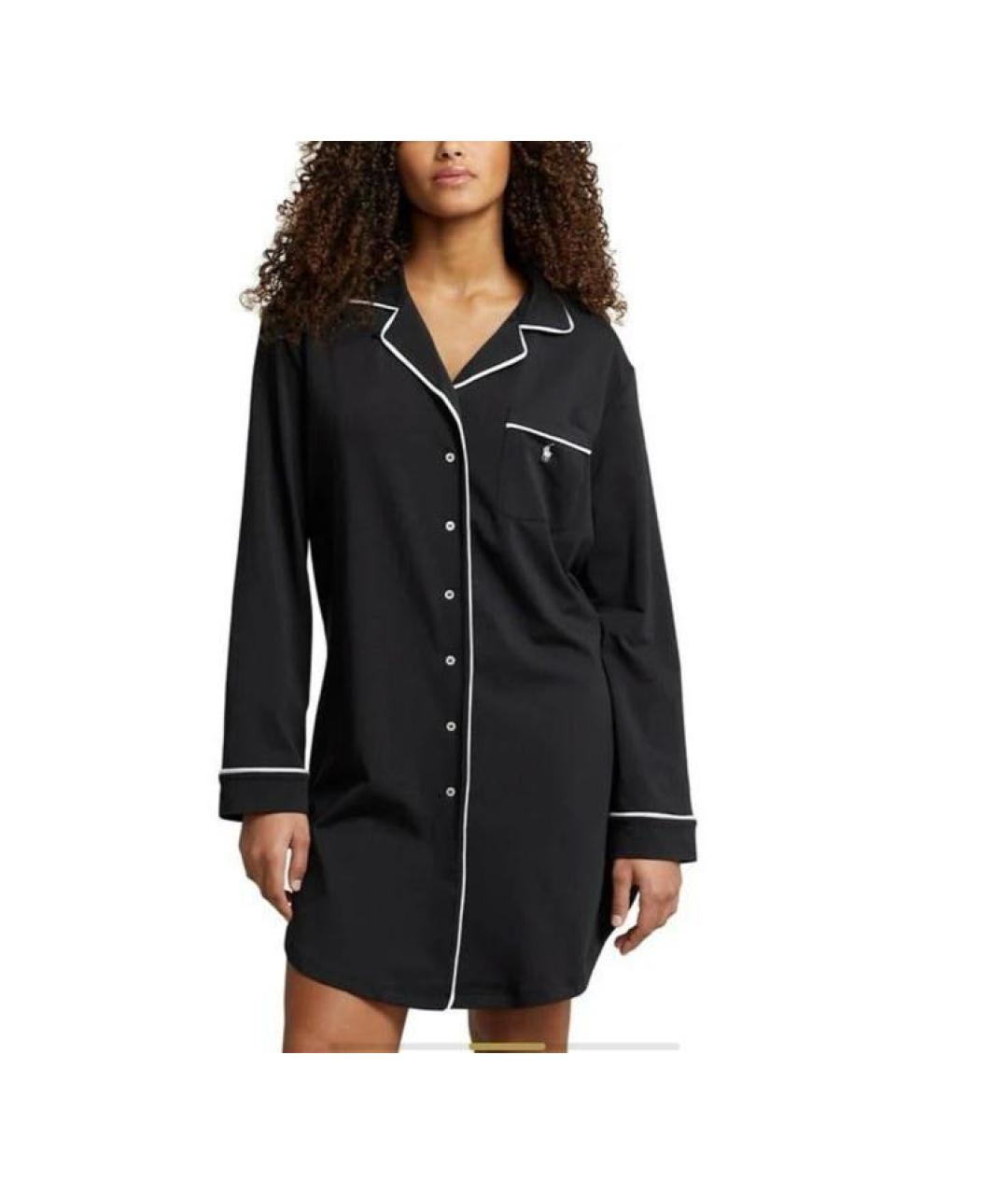 POLO RALPH LAUREN Черная пижамы и сорочки, фото 2