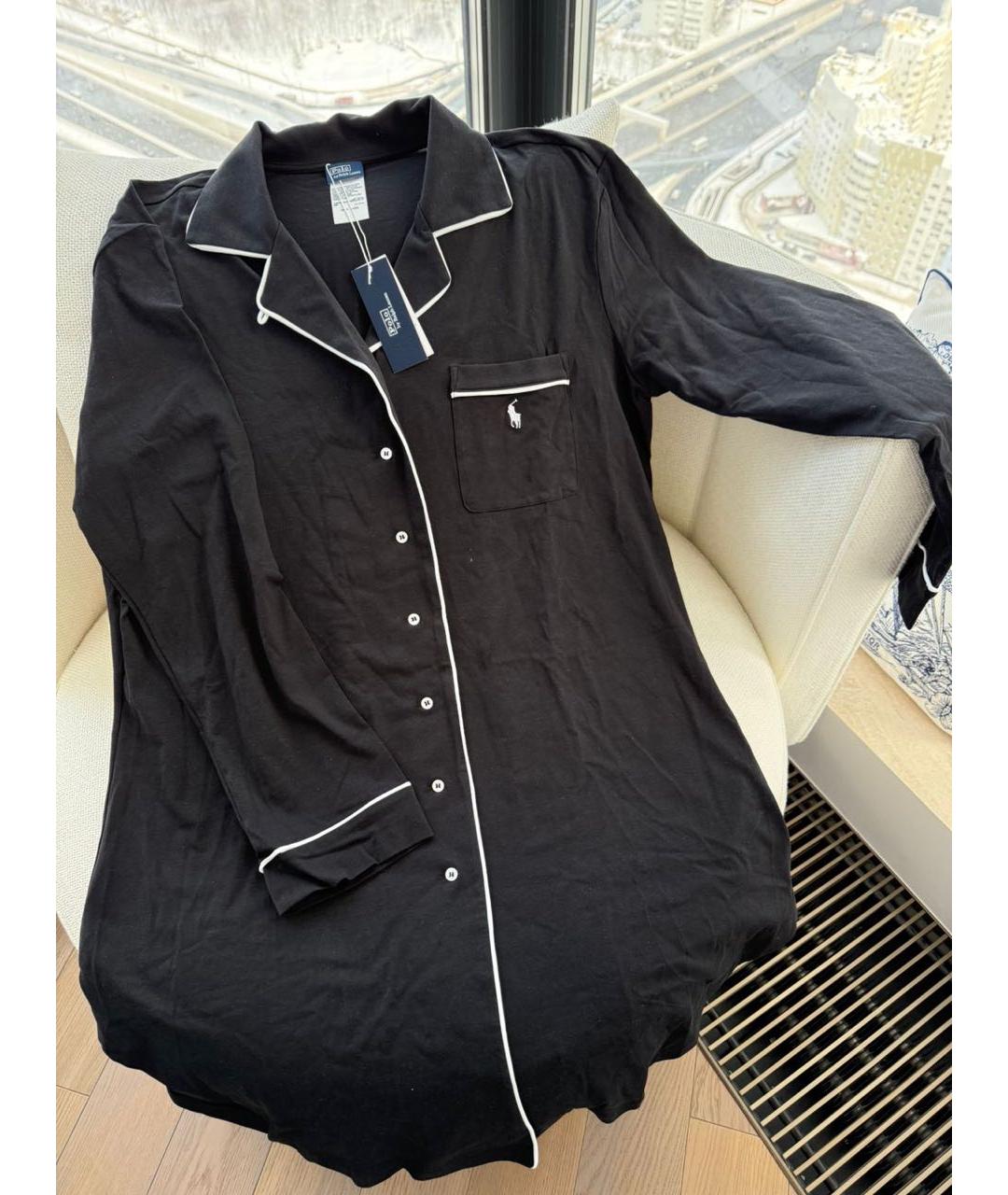 POLO RALPH LAUREN Черная пижамы и сорочки, фото 9