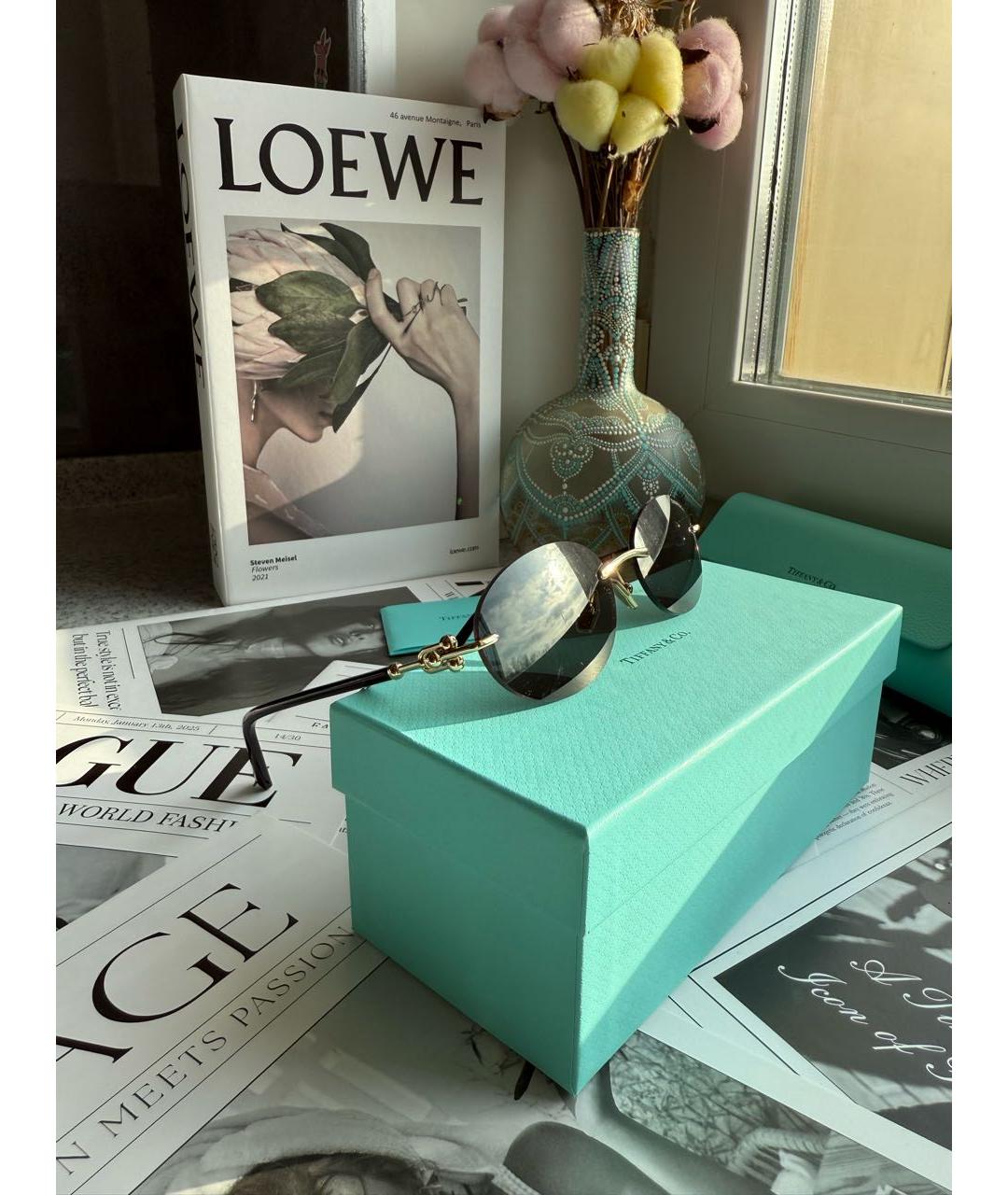 TIFFANY&CO Черные солнцезащитные очки, фото 3