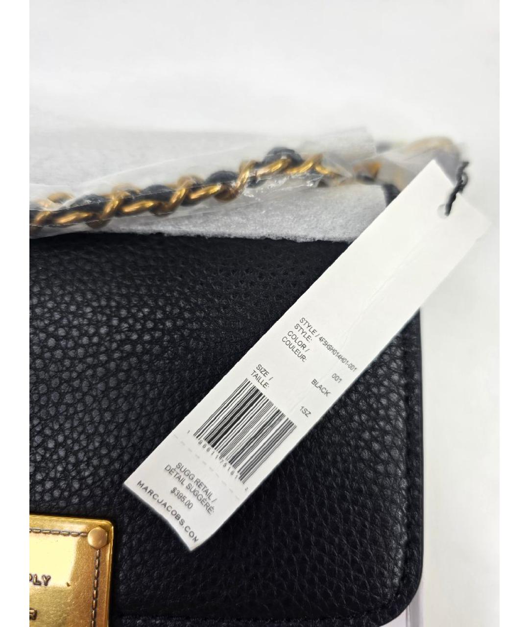 MARC JACOBS Черная кожаная сумка через плечо, фото 9