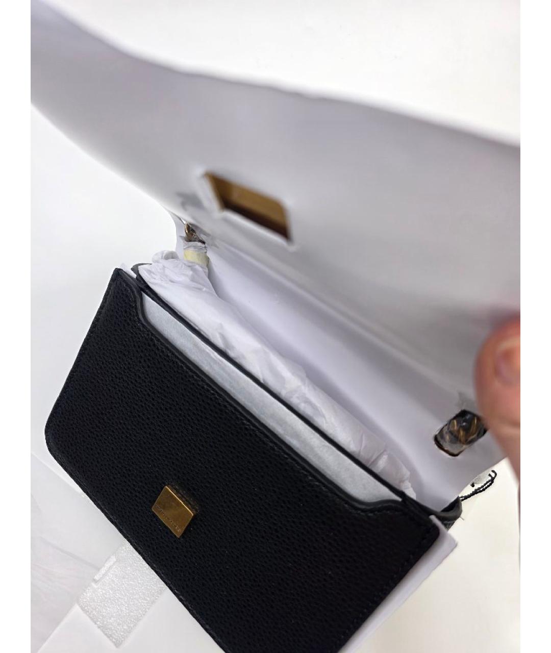 MARC JACOBS Черная кожаная сумка через плечо, фото 7