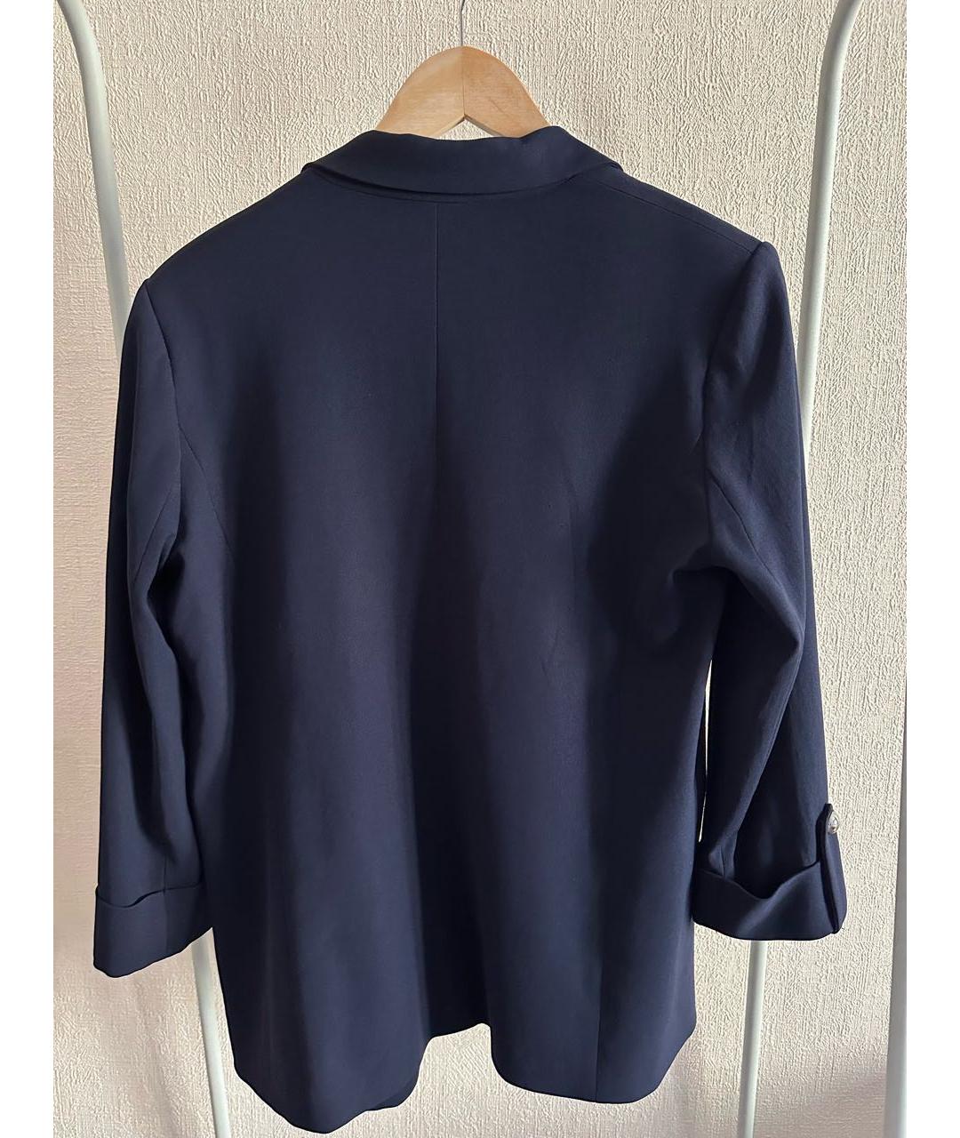 PINKO Синий ацетатный жакет/пиджак, фото 3