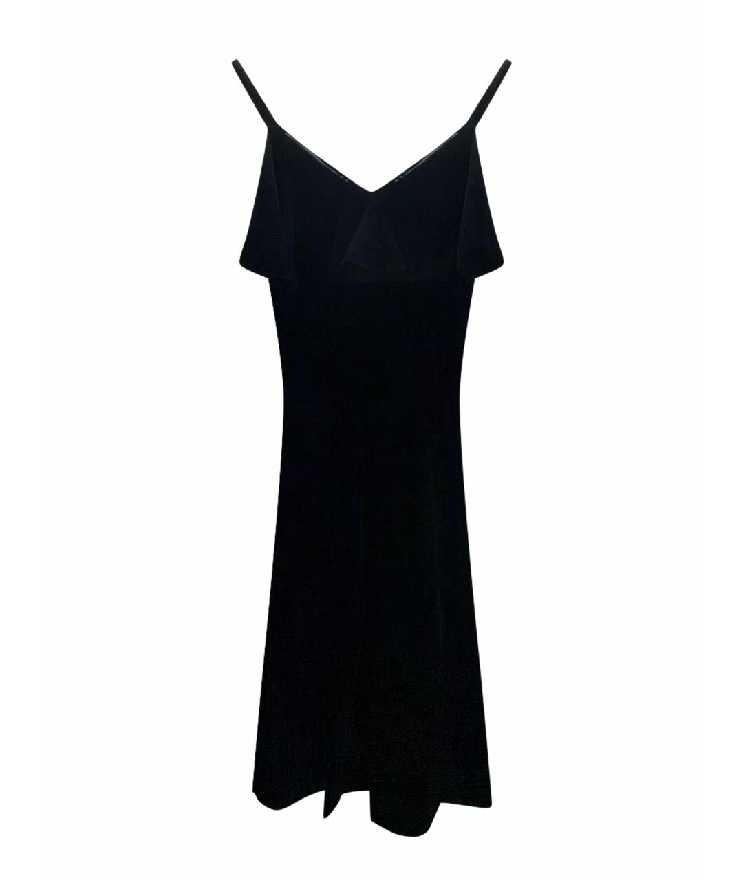 BLUGIRL Черное велюровое вечернее платье, фото 1