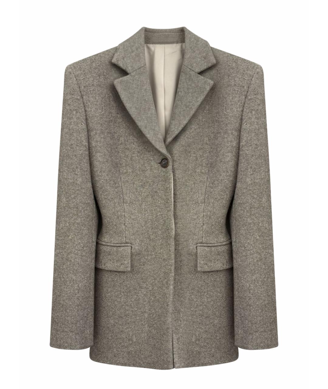 MAGDA BUTRYM Бежевый шерстяной жакет/пиджак, фото 1