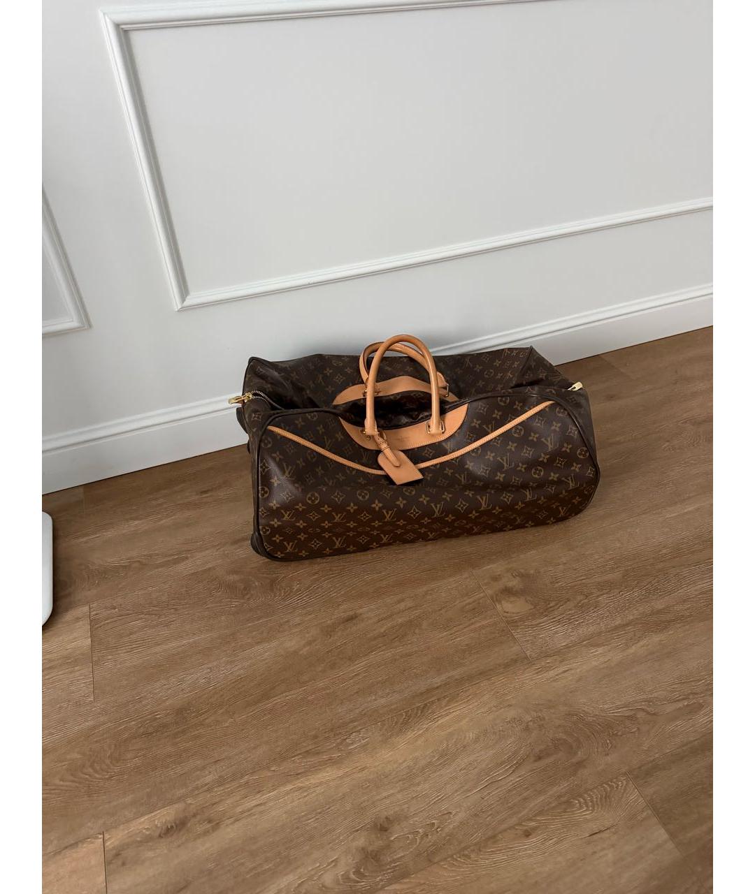 LOUIS VUITTON Коричневый чемодан, фото 2