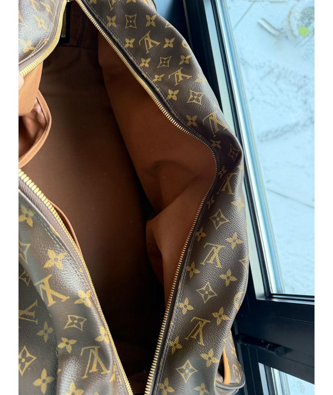 LOUIS VUITTON Коричневый чемодан, фото 5