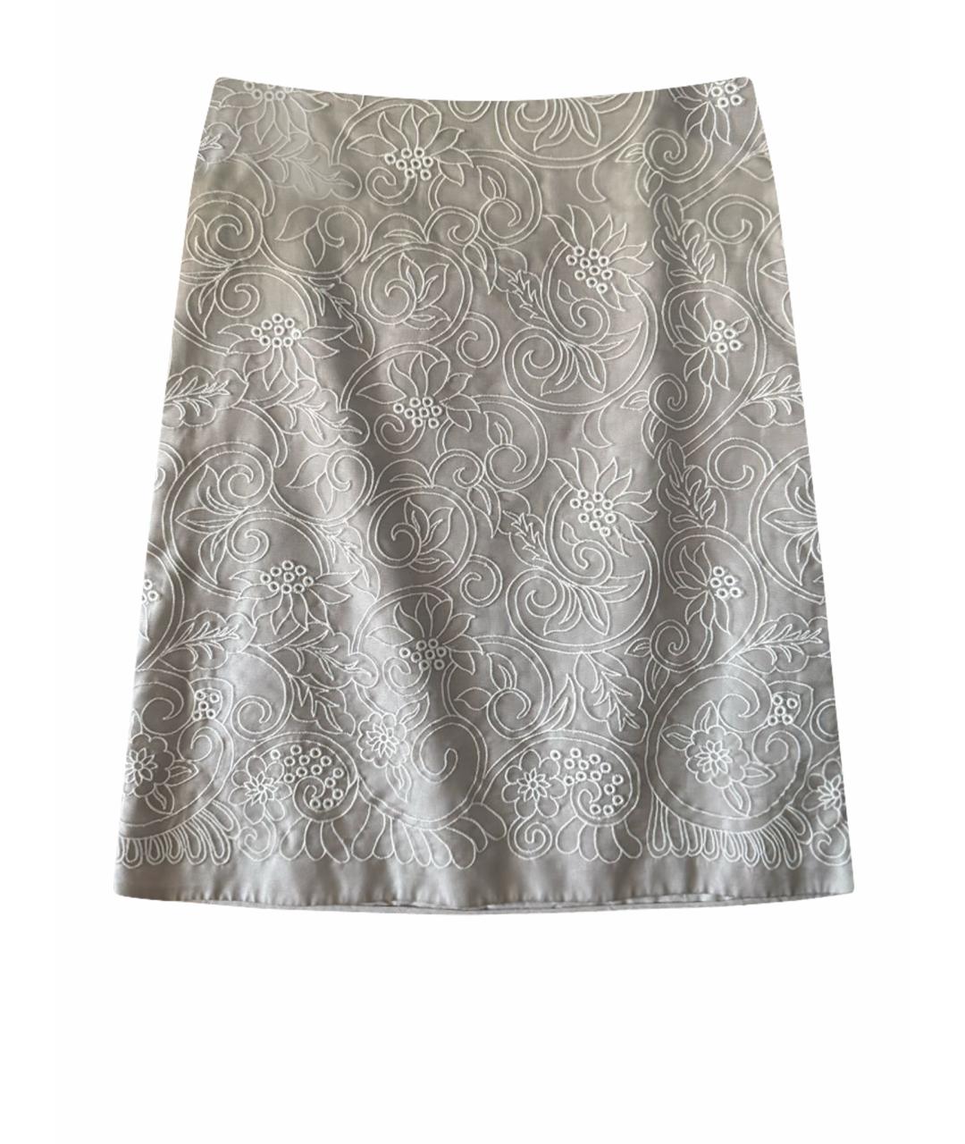 MAX MARA Серая юбка миди, фото 1