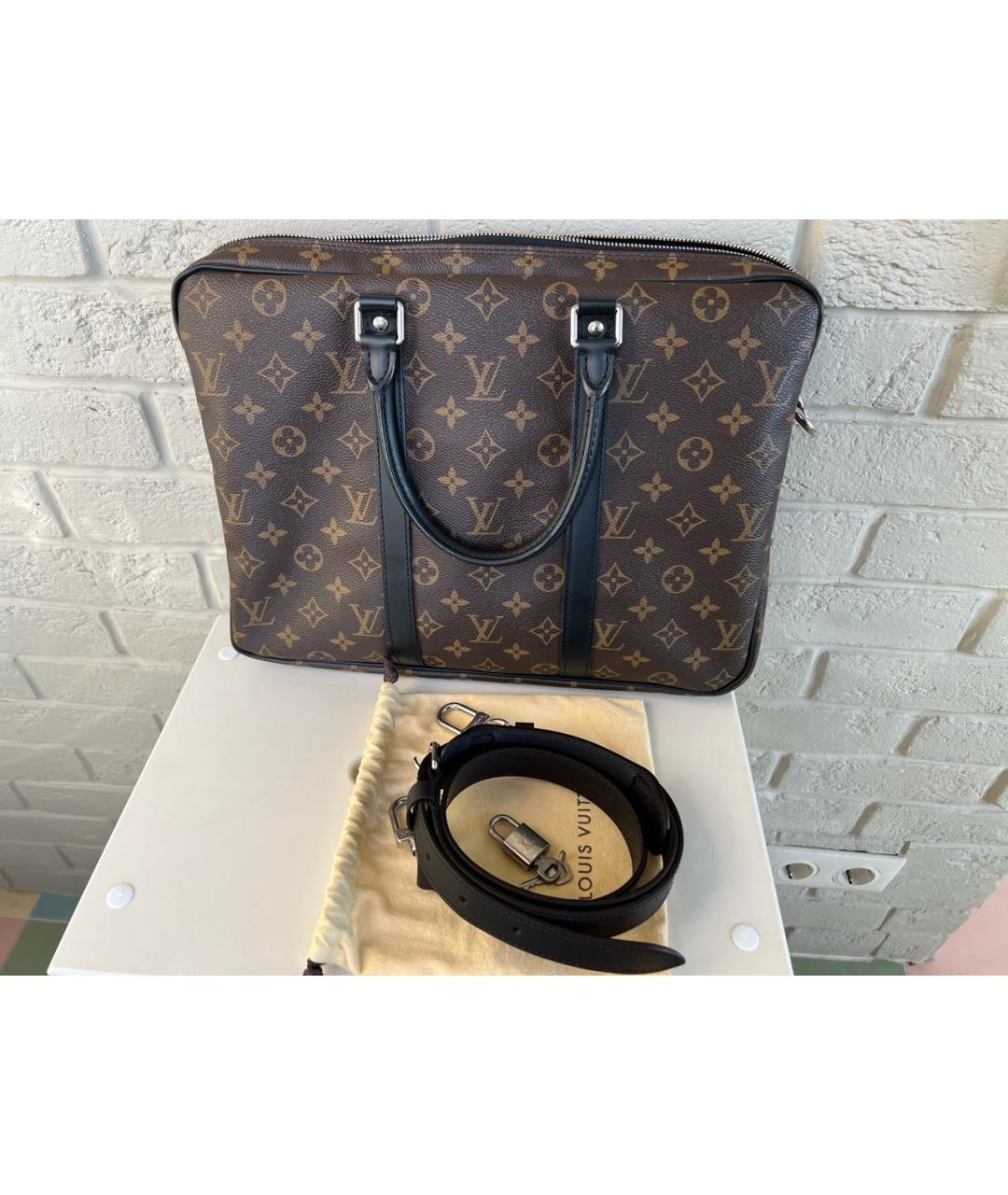 LOUIS VUITTON Коричневая сумка на плечо, фото 3