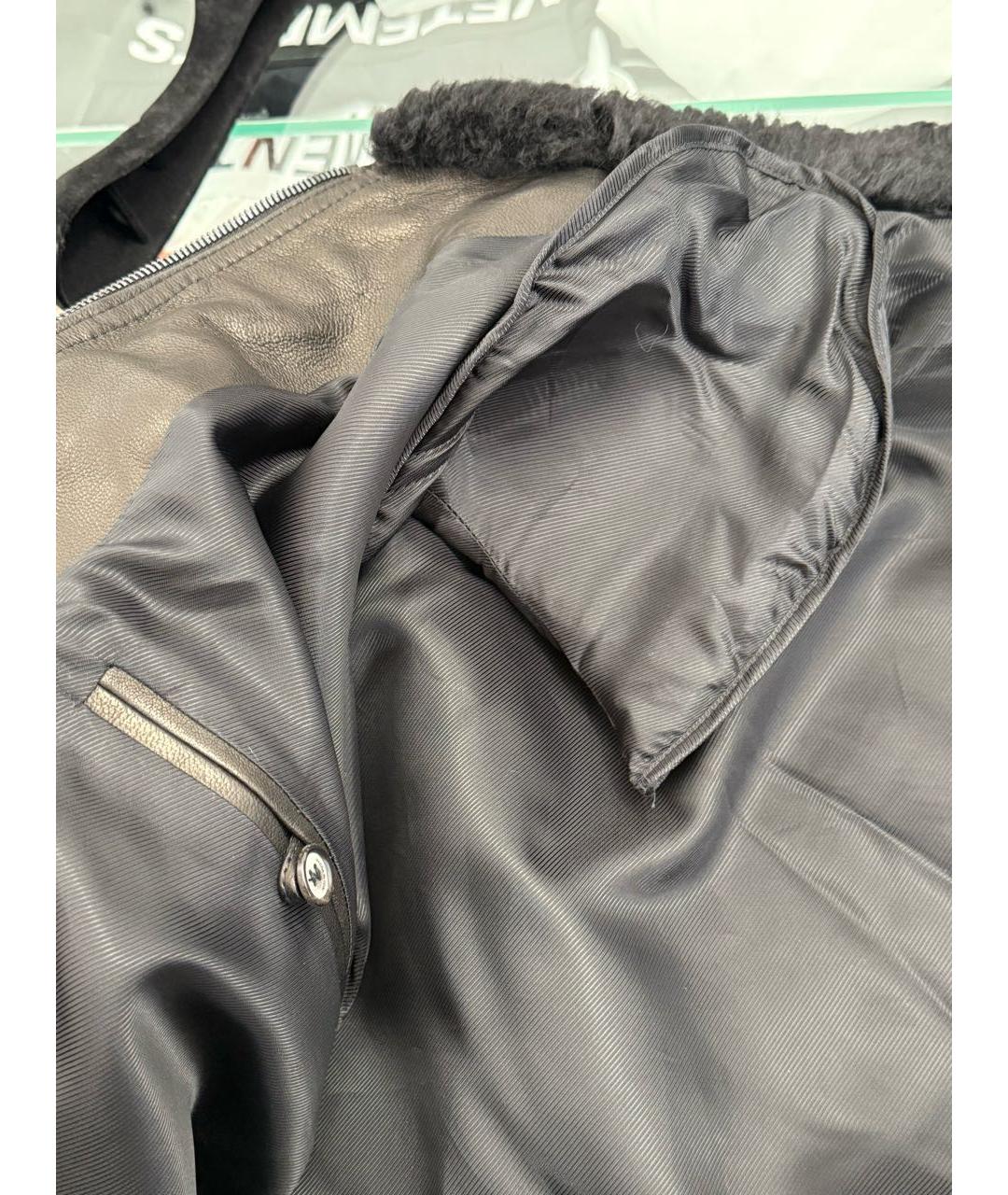 MAGDA BUTRYM Черная кожаная куртка, фото 4