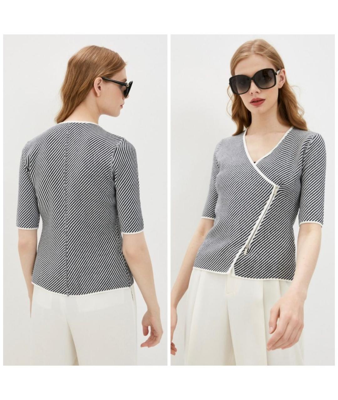 ARMANI COLLEZIONI Белый вискозный кардиган, фото 9