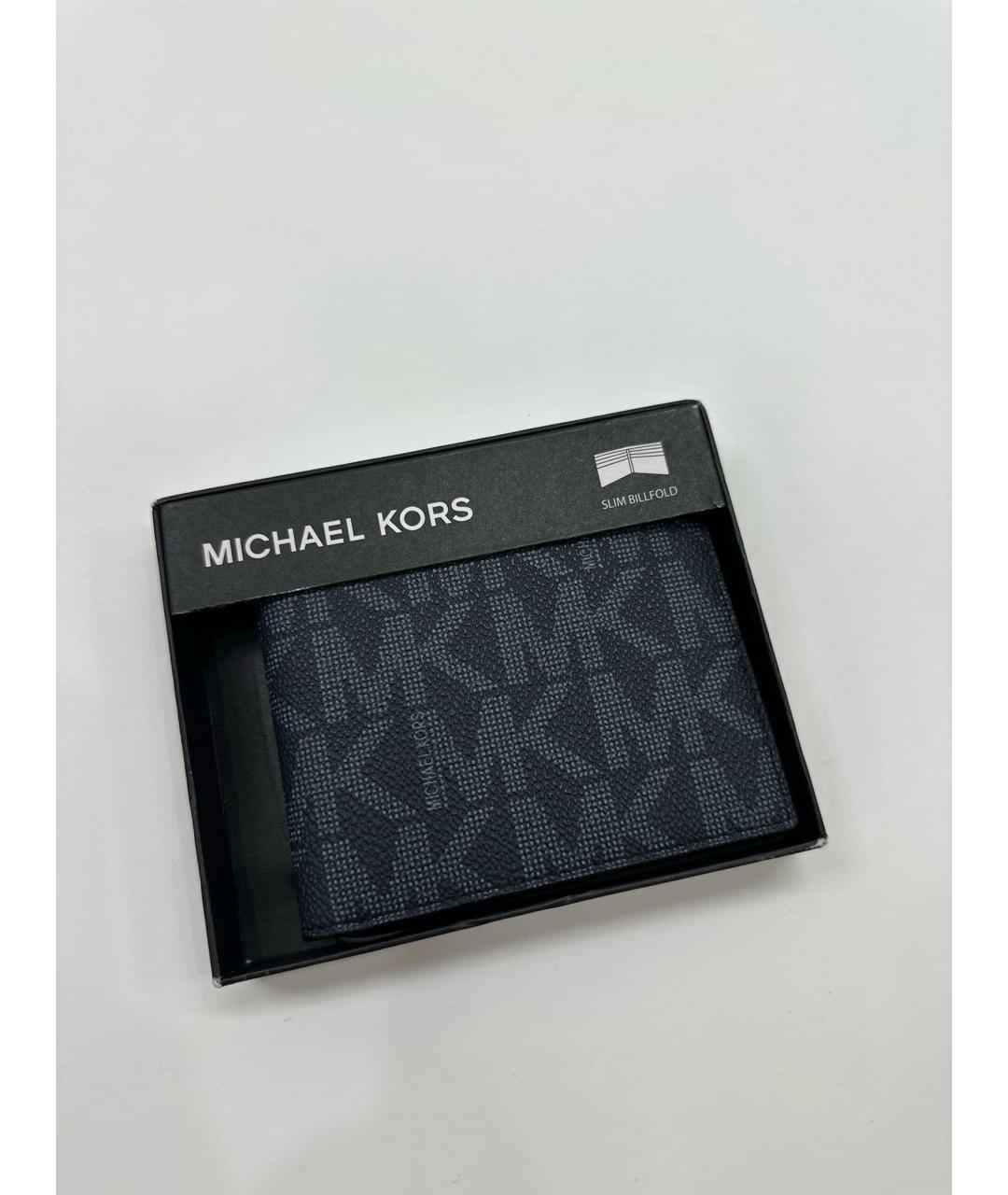 MICHAEL KORS Темно-синий кошелек, фото 6