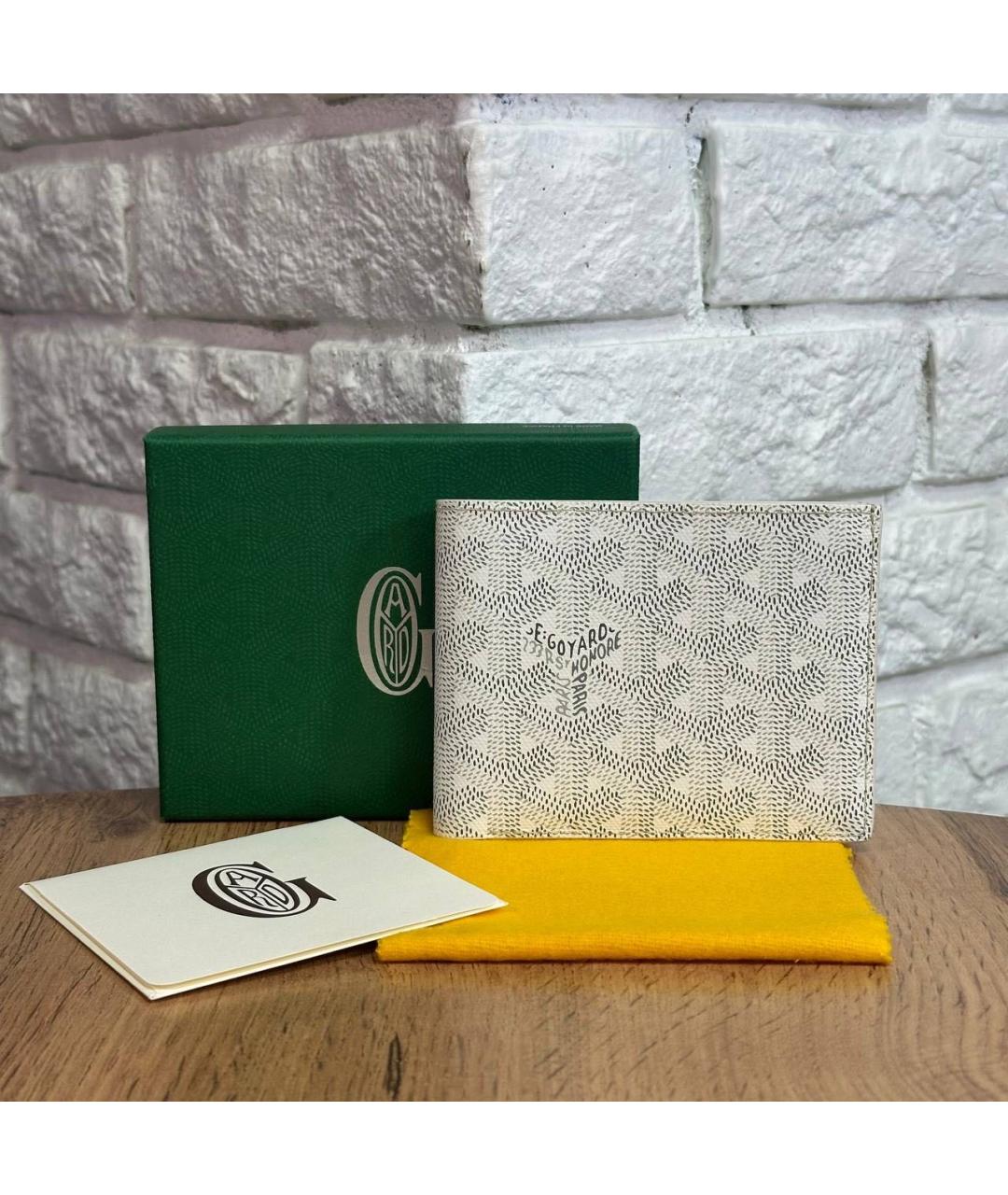 GOYARD Белый кошелек, фото 3