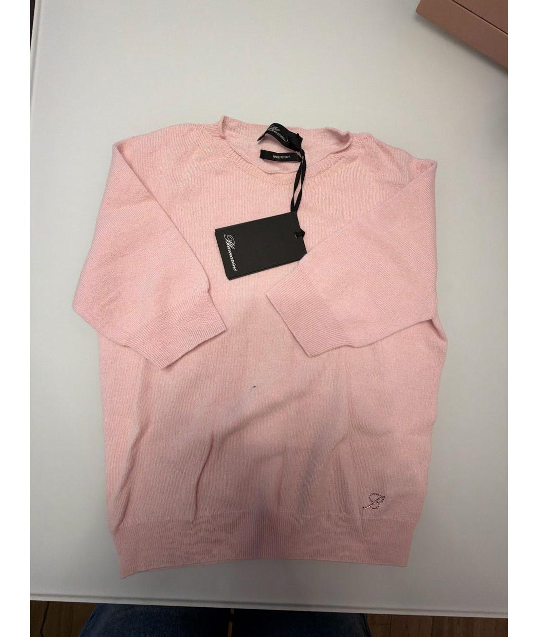 BLUMARINE Розовый шерстяной джемпер / свитер, фото 5