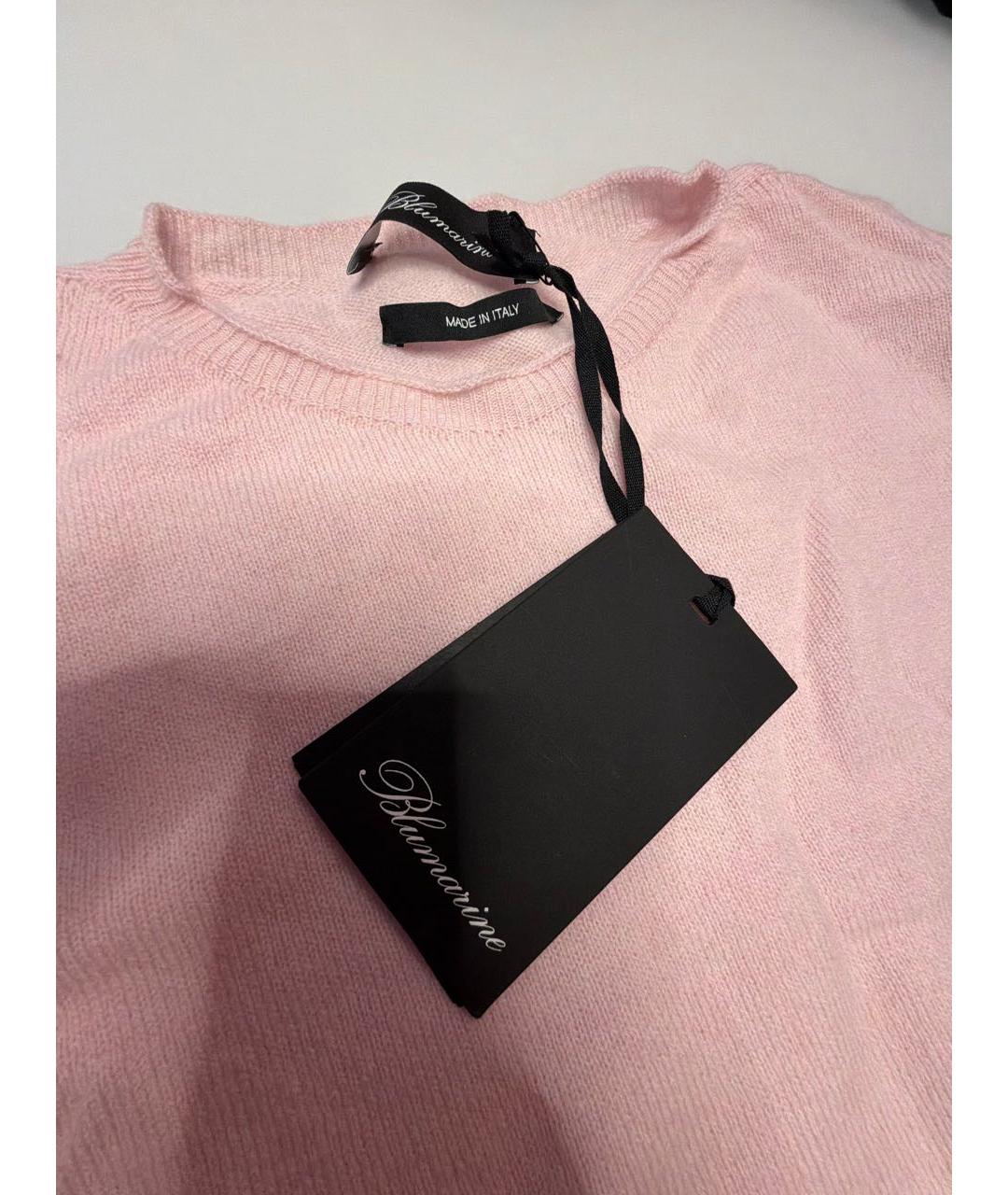 BLUMARINE Розовый шерстяной джемпер / свитер, фото 3