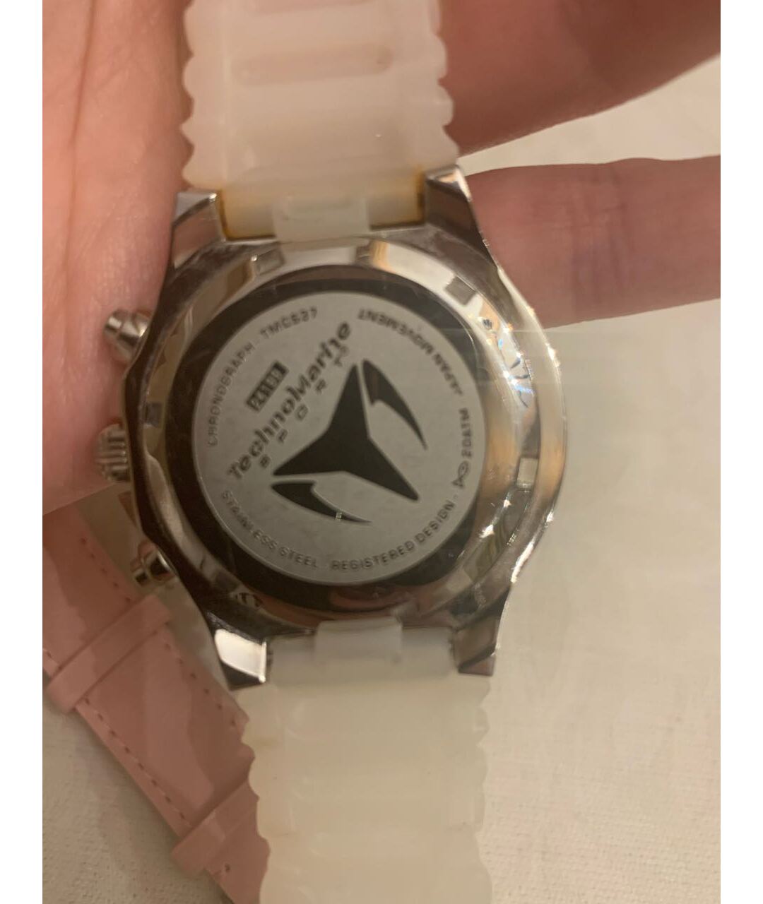 TechnoMarine Розовые стальные часы, фото 4