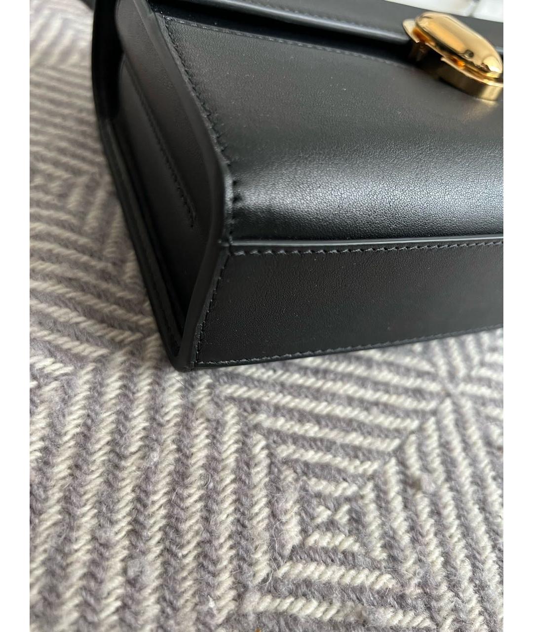 Savette Черная кожаная сумка через плечо, фото 4