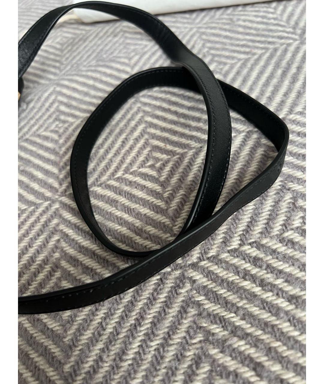 Savette Черная кожаная сумка через плечо, фото 7