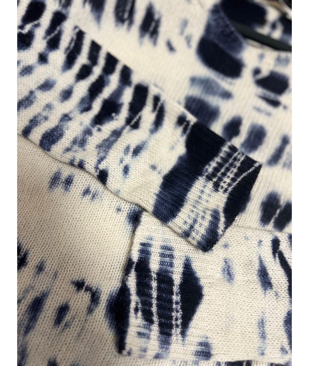 CHRISTIAN DIOR Темно-синий кашемировый джемпер / свитер, фото 4