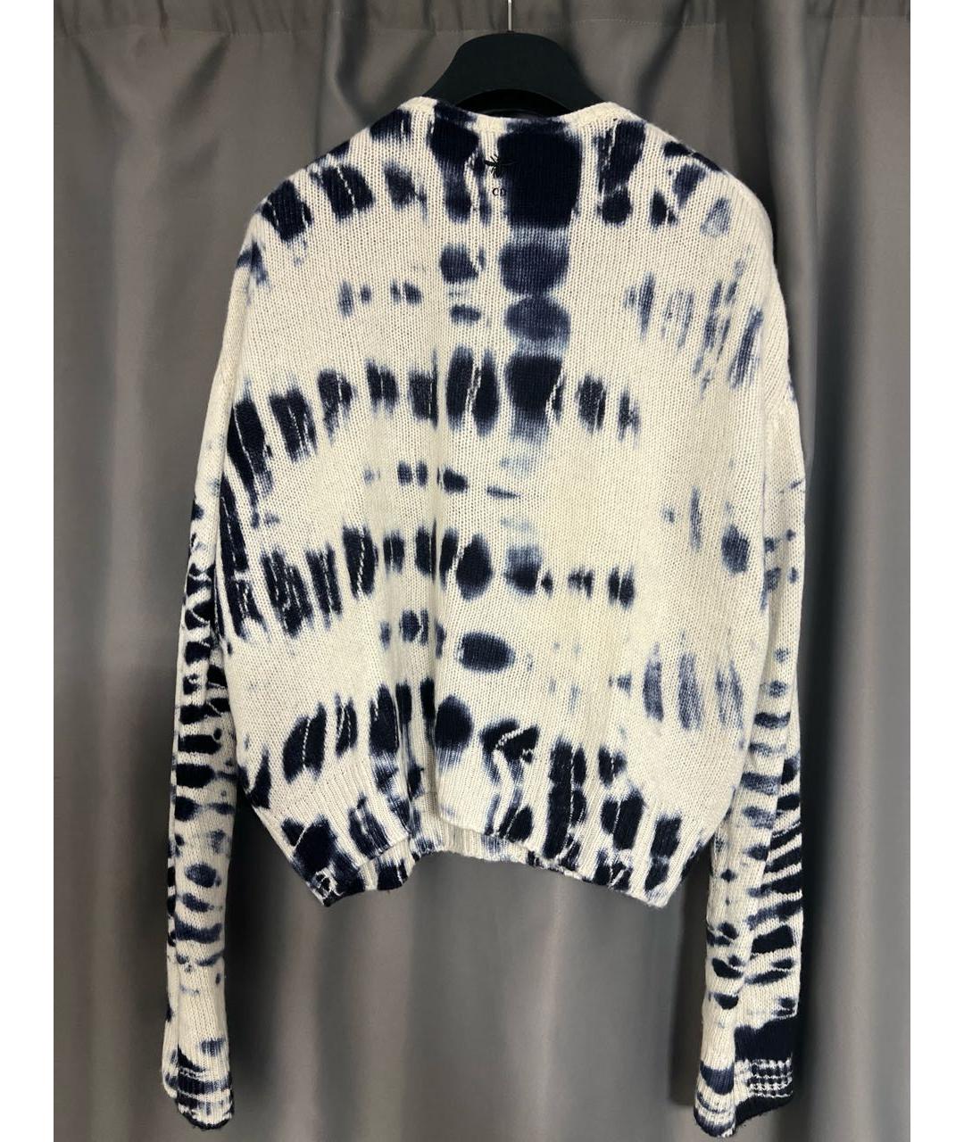 CHRISTIAN DIOR Темно-синий кашемировый джемпер / свитер, фото 2