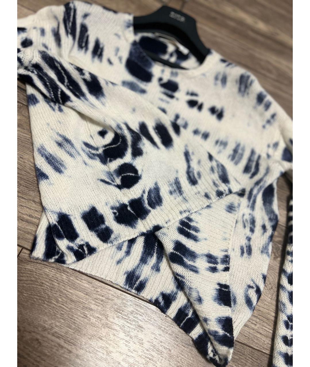 CHRISTIAN DIOR Темно-синий кашемировый джемпер / свитер, фото 6