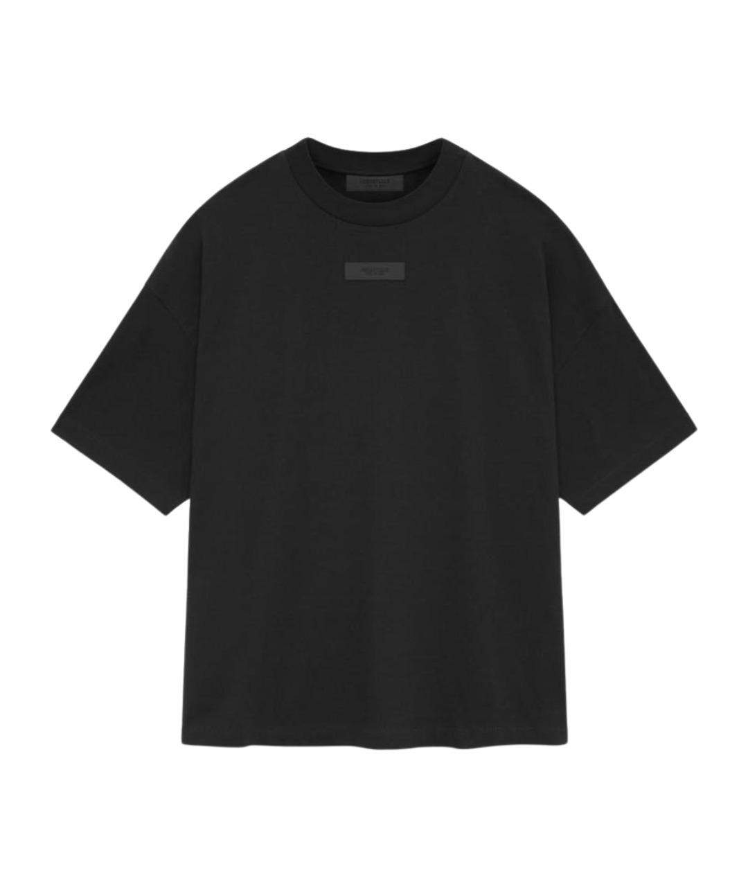 FEAR OF GOD ESSENTIALS Черная хлопковая футболка, фото 1