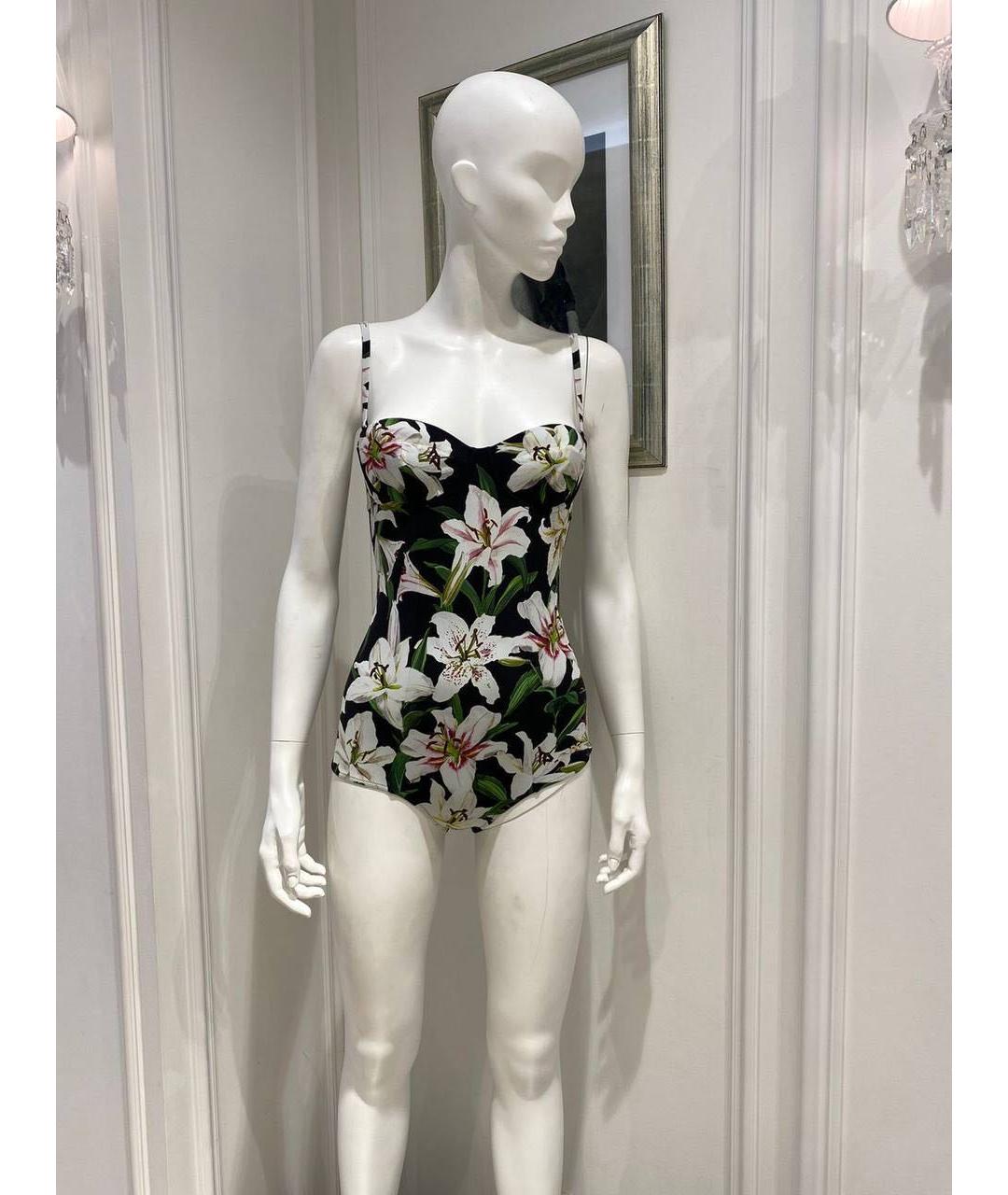 DOLCE&GABBANA Мульти полиамидовый купальник, фото 4